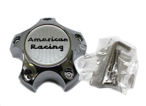 AMERICAN RACING CHROME CENTER CAP 6195-1215-CAP NEW