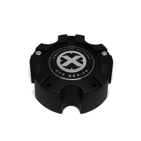 AMERICAN RACING CENTER CAP ATX SERIES BLACK NEW 377B140-5H TRUCK