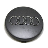 AUDI A SERIES OEM WHEEL CENTER CAPS DARK GREY # 4B0-601-170 SET OF 5