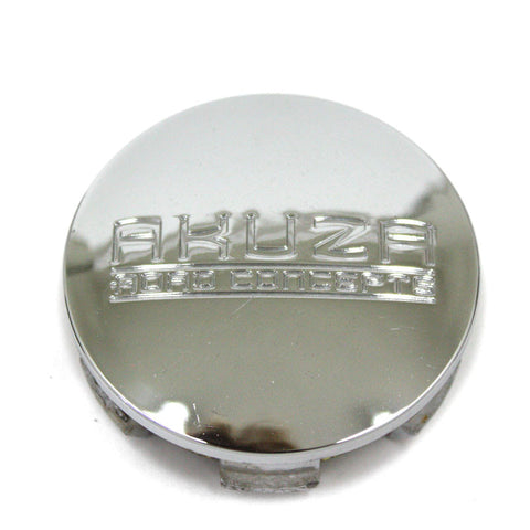 AKUZA WHEEL CENTER CAP CHROME #PCW-3 #52012085F-2 NEW