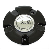 ANELLA DIAMOND WHEEL CENTER CAP BLACK C429 C621 NEW