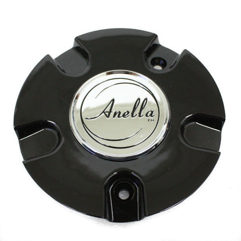 ANELLA DIAMOND WHEEL CENTER CAP BLACK C429 C621 NEW