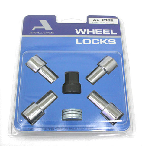 WHEEL LOCKS DUPLEX MAG 1/2 APPLIANCE AL 2162 TRUCK 8 LUGS FOR FORD