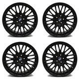 20" BBS BMW 7 SERIES WHEELS STAGGERED BLACK 20X9 20X10 OEM 59443 59442