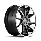 20" AZAD AZ23 Black with Chrome SS Lip 20x10.5