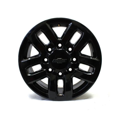 18" CHEVY SILVERADO 2500 3500 2015 2016 2017 BLACK WHEELS OEM 5709 (4)