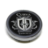 CURVA CONCEPTS WHEEL CENTER CAP 619 CHROME BLACK