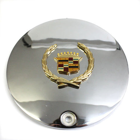 CADILLAC WHEEL PRO 31 CENTER CAP CHROME GOLD EMBLEM NEW