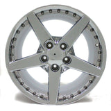 18" CHROME WHEEL CORVETTE C6 2005 2006 2007 REPLICA 18X10.5 NEW