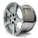 18" CHROME WHEEL CORVETTE C6 2005 2006 2007 REPLICA 18X10.5 NEW
