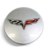 CORVETTE WHEEL CENTER CAP SILVER 2008-2011 #9595010 USED