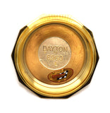 DAYTON WIRE WHEELS BULLET KNOCK OFF 24K GOLD NEW LEFT SIDE 6960 ORIGINAL