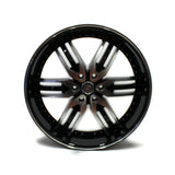 24" F5 RACING WHEEL F5-125B BLACK MACHINED FINISH 24X9.5 NEW