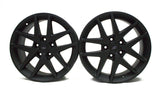 17" FORD FUSION 06 07 08 09 10 11 12 BLACK MATTE WHEELS FACTORY OEM 3797 (4)