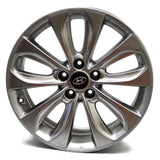 18" HYUNDAI SONATA 2011 2012 2013 HYPER SILVER WHEEL OEM 70804