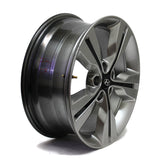 18" HYUNDAI VELOSTER 2012 2013 2014 2015 SILVER BLACK WHEEL OEM 70813