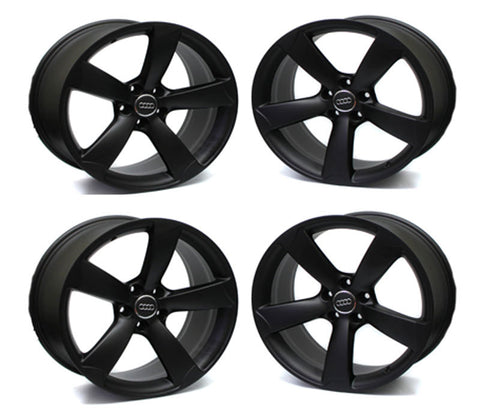 19" AUDI S5 2013 2014 2015 2016 2017 BLACK WHEELS OEM 58914 SET (4)