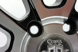 20" CURVA CONCEPTS WHEEL C41 BLACK MACHINED FACE 20X9 C-41