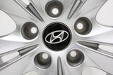 18" HYUNDAI GENESIS 2009 2010 2011 2012 SILVER REAR WHEEL FACTORY OEM 70789