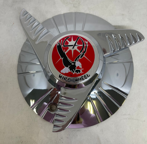 LA WIRE WHEEL CENTER CAPS BOLT ON 3 BAR FLUTED SPINNERS
