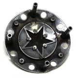 KMC ROCKSTAR WHEEL CHROME CENTER CAPP # 1000775-S409-51 USED