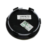 ZENETTI WHEEL BLACK CENTER CAP # 1680K70 NEW