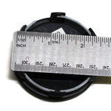 ZENETTI WHEEL BLACK CENTER CAP # 1680K70 NEW