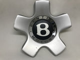 BENTLEY WHEEL OEM CENTER CAP CONTINENTAL GT ROADSTER SILVER