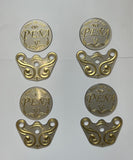 Rines de Lujo Pena Prime Wheel Center Cap Emblem Sticker Decal Kit Set of 4 New