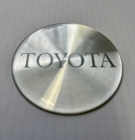 Toyota Wheel Center Cap Emblem Sticker Decal Silver 70mm Single New