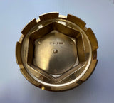 Gold Hex Nut Center Cap Prime Wheel Rines de Lujo Pena 28H