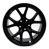 20" WHEEL JEEP TRACKHAWK CHEROKEE SRT GLOSS BLACK 2011 2012 2013 2014 2015 2016