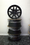 17" FORD FUSION 06 07 08 09 10 11 12 BLACK MATTE WHEELS FACTORY OEM 3797 (4)
