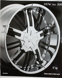 HIPNOTIC ZEN WHEEL CHROME INSERT 487F-2 S510-03 USED