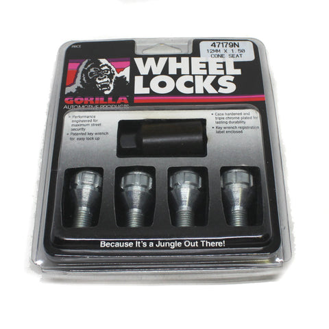 GORILLA AUTOMOTIVE WHEEL LOCKS 12mm x 1.50 BOLT LOCKS 47179N
