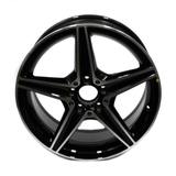 18" WHEELS SET OF 4 BLACK MERCEDES AMG C300 C400 2015-2019 OEM STAGGERED NEW