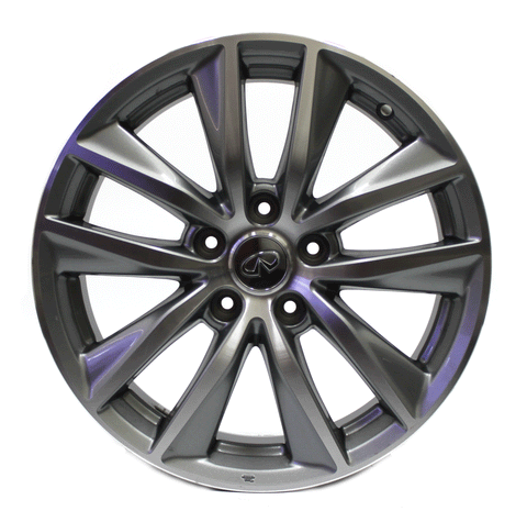 17" Wheel Infiniti Q50 2019 2020 Factory OEM 73763 Machine Gray