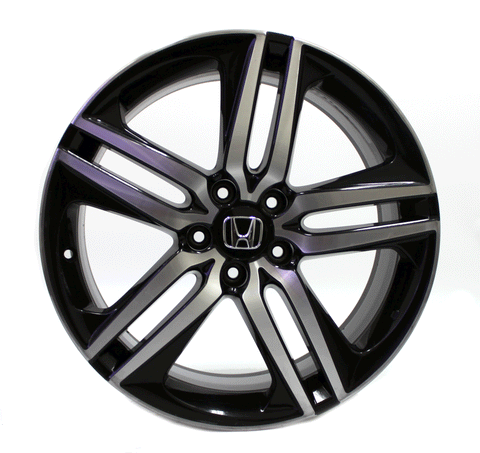 19" Wheel Honda Accord 2016 2017 Factory OEM 64083 Black Machine