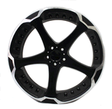 22" Wheel Giovanna Dalar-5 Matte Black Machine 22x9 5-115