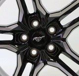 18" Wheel Ford Mustang 2018 2019 2021 Black Machine OEM 10157