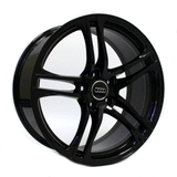 19" Wheels Audi R8 2008 2009 Staggered OEM 58829 Black 58830 Set 4