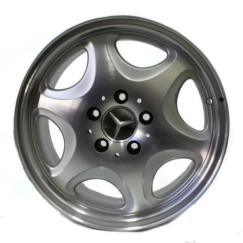 16" Wheel Mercedes Benz S320 S420 S500 97 98 99 00 Silver OEM 65191