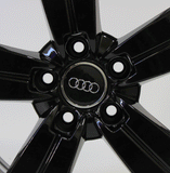 17" Wheels Audi TT 2008 2009 2010 Factory OEM 58817 Black Set of 4