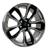 Front Wheel 21" Lexus LC 500 2018 2019 OEM 74361 Black Polished