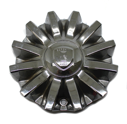 BORGHINI WHEEL CHROME CENTER CAP CS420-E6P USED