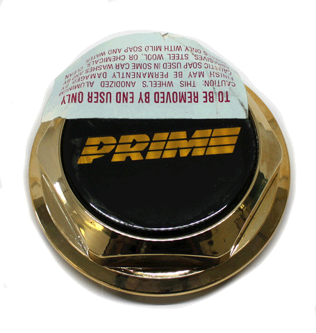 PRIME WHEEL GOLD CENTER CAP 93 NEW