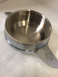 2 BAR SPINNERS CHROME KNOCK OFFS WIRE WHEEL LEFT SIDE RIGHT SIDE
