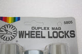 FORD CHEVY GMC DUPLEX MAG WHEEL LOCKS 9/16 CAL CUSTOM 5805 60'S 70'S 80'S