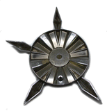 LEXANI FIRESTAR WHEEL CHROME CENTER CAP MSCAPL102 USED