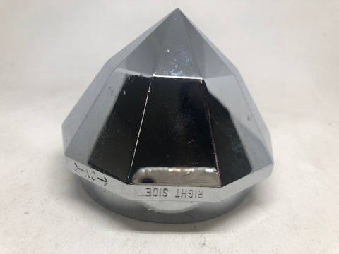 DAYTON WIRE WHEELS BULLET KNOCK OFF DIAMOND BULLET CHROME NEW 6960 RIGHT SIDE